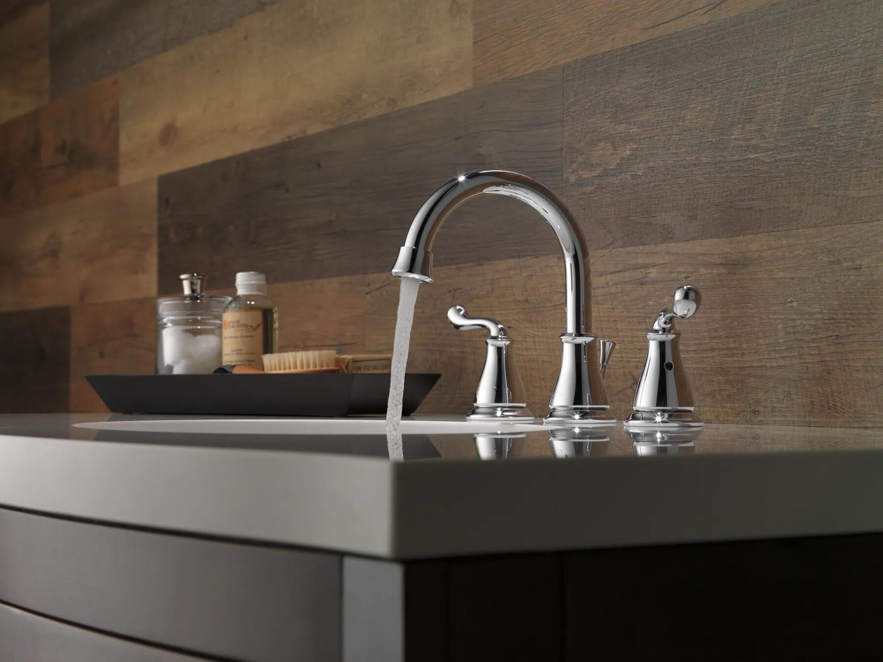 Two Handle Widespread Bathroom Faucet