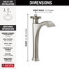 Single Handle Vessel Bathroom Faucet