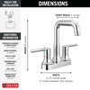 Centerset Bathroom Faucet
