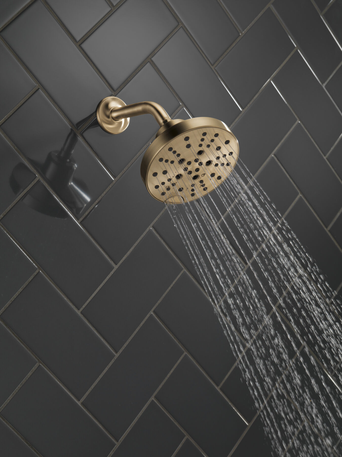 H<sub>2</sub>Okinetic&reg; 5-Setting Contemporary Raincan Shower Head