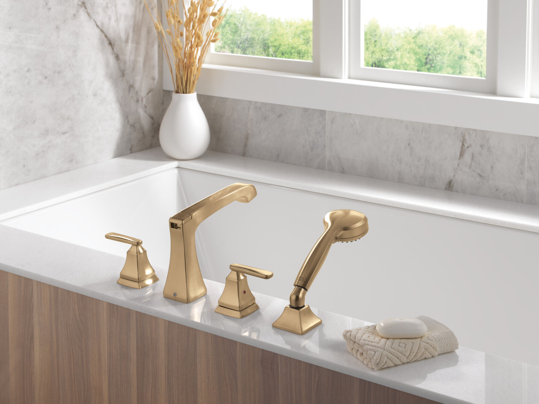 Roman Tub Trim with Hand Shower