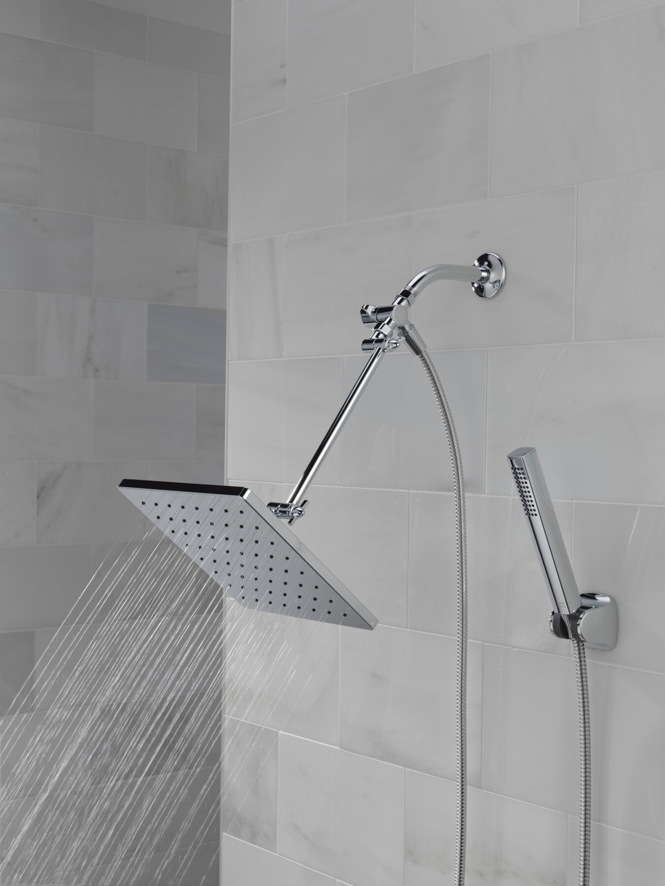 Monitor 14 Series Shower Trim with 10-Inch Raincan Combination Showerhead Bundle