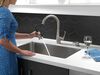 Single Handle Pull-Down Kitchen with Soap Dispenser and ShieldSpray Technology