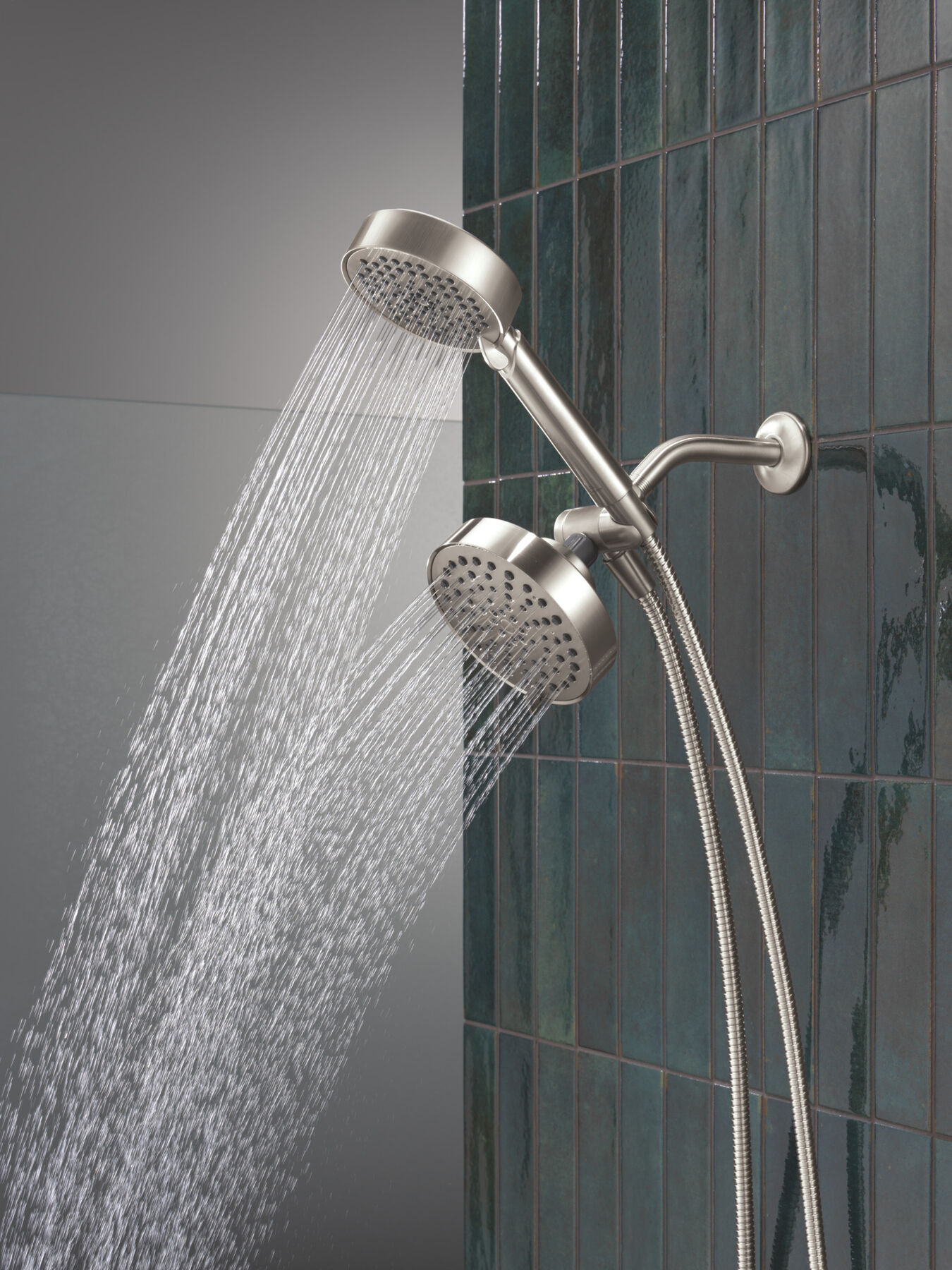 5-Setting Two-in-One Combination Shower with Additional Mount