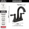 Two Handle Centerset Bathroom Faucet