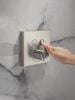 Angular Modern Push-Button Shower