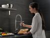 Single-Handle Pull-Down Spring Kitchen Faucet