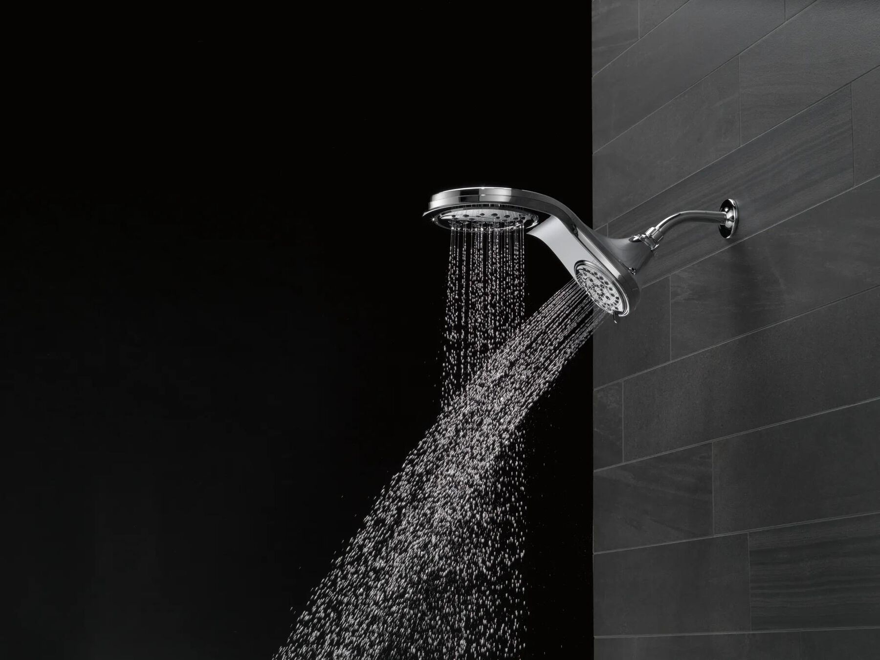 HydroRain 5 Setting Showerhead (Recertified)