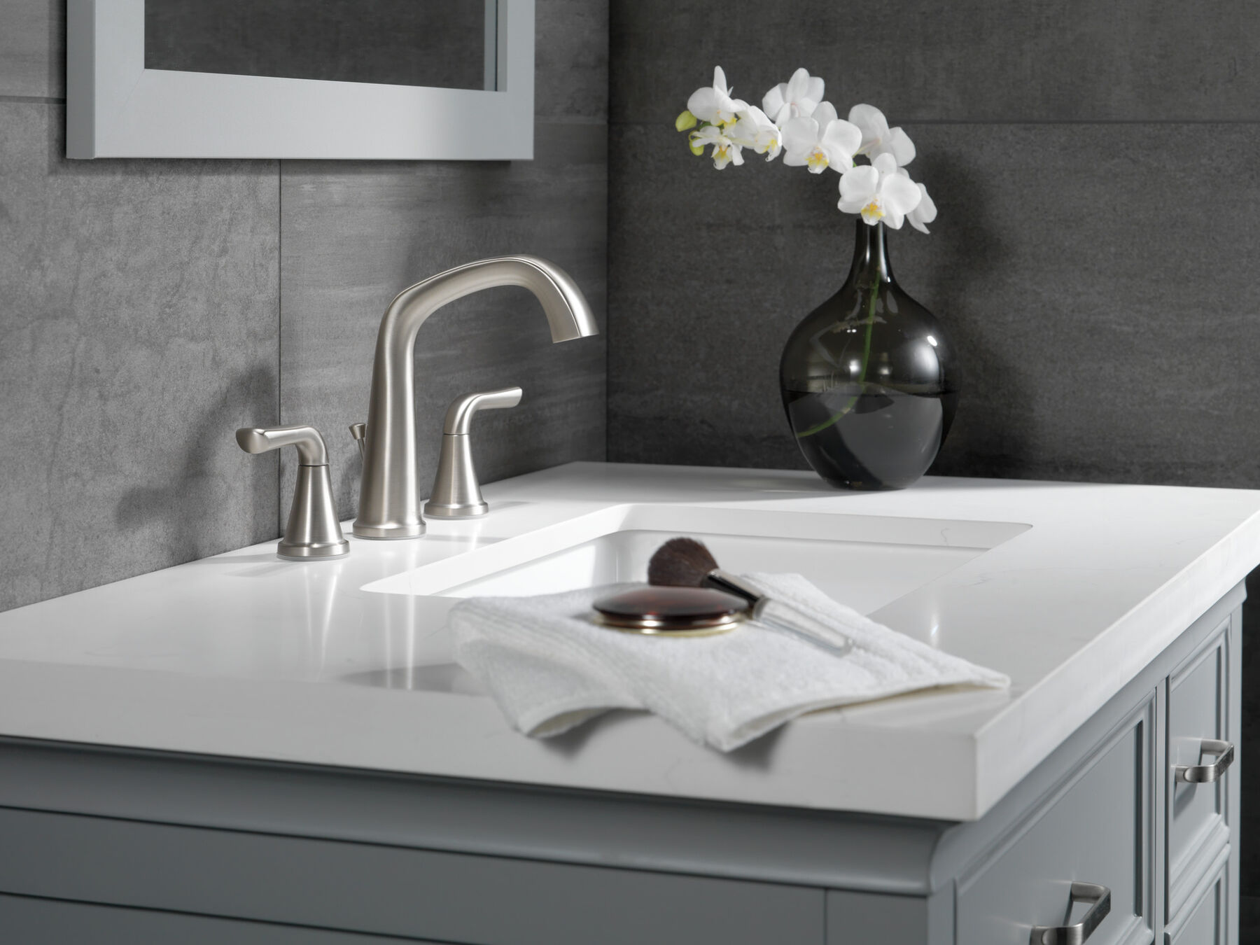 Two Handle Widespread Bathroom Faucet