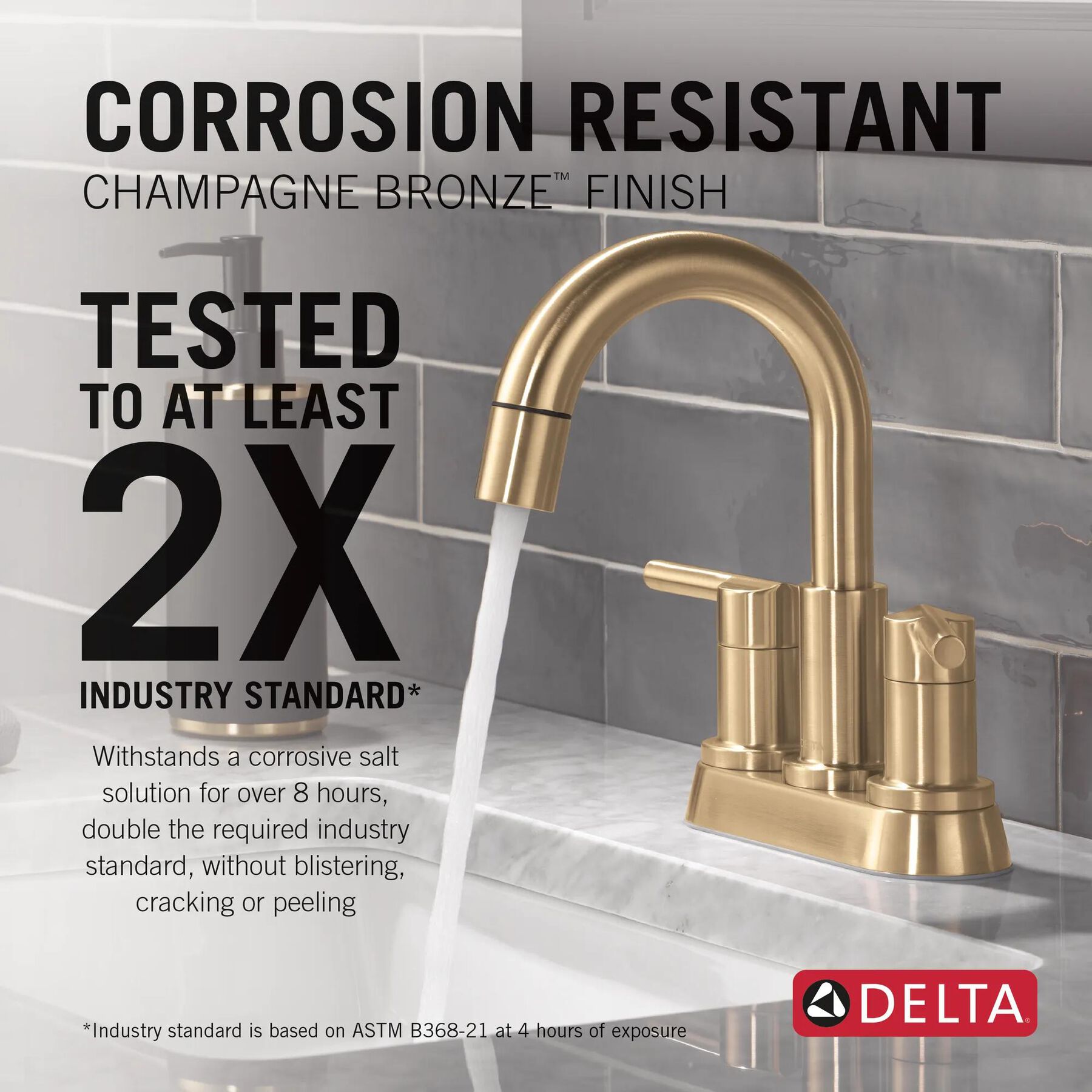 Two Handle Centerset Pull-Down Bathroom Faucet (Recertified)