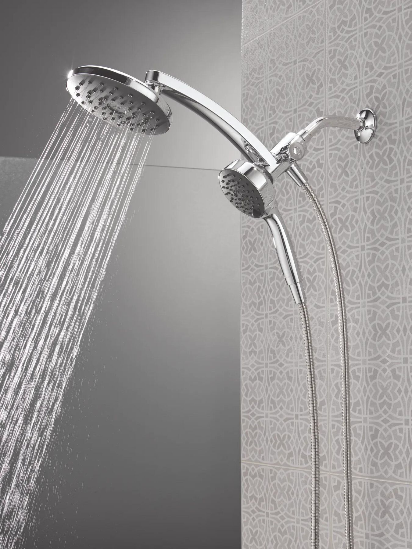 PivotPro&trade; 3-in-1 Combination Shower with TouchClean&reg; Spray Face