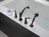 Traditional Roman Tub with Hand Shower Trim