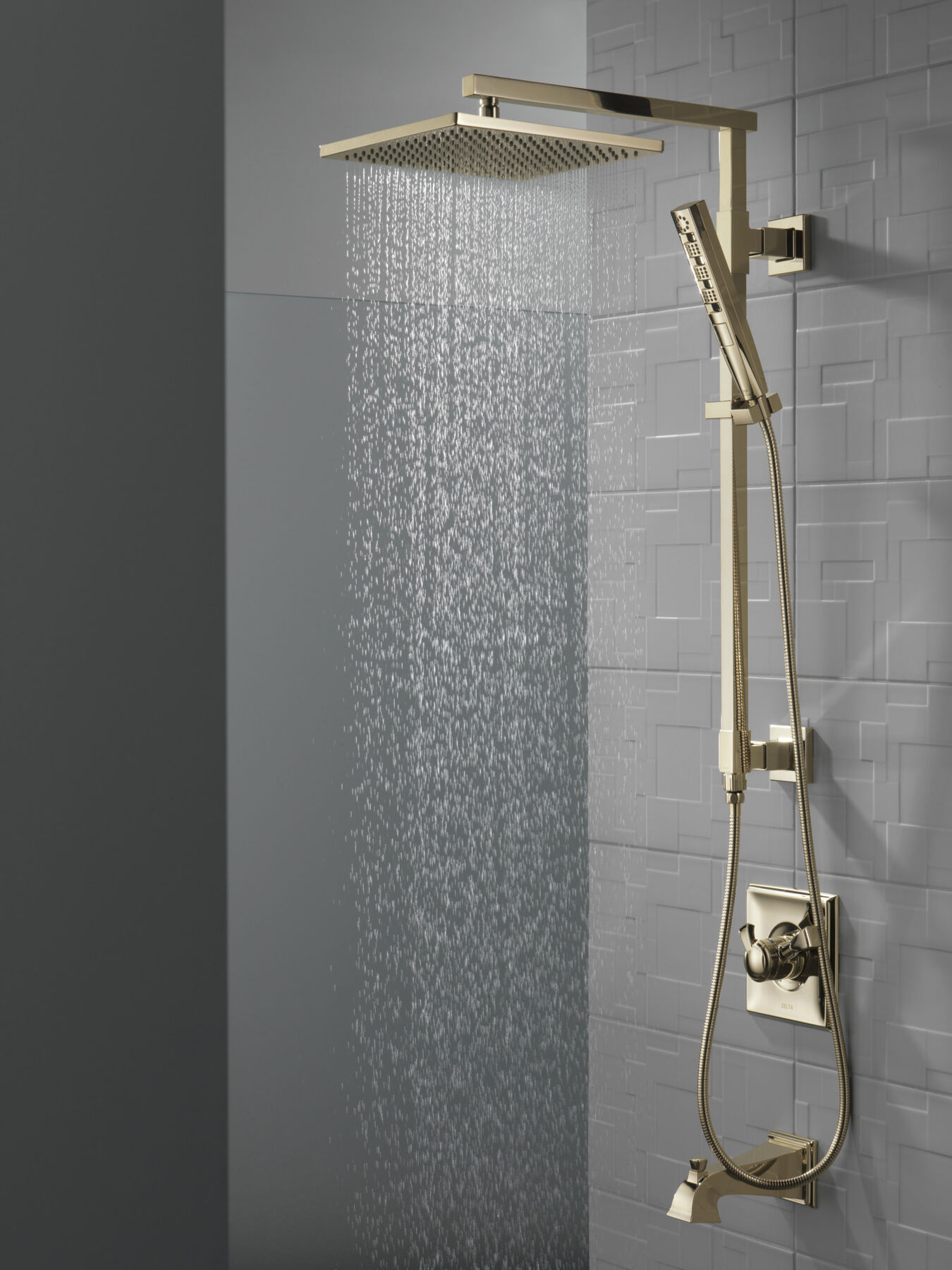 Single-Setting Metal Raincan Shower Head