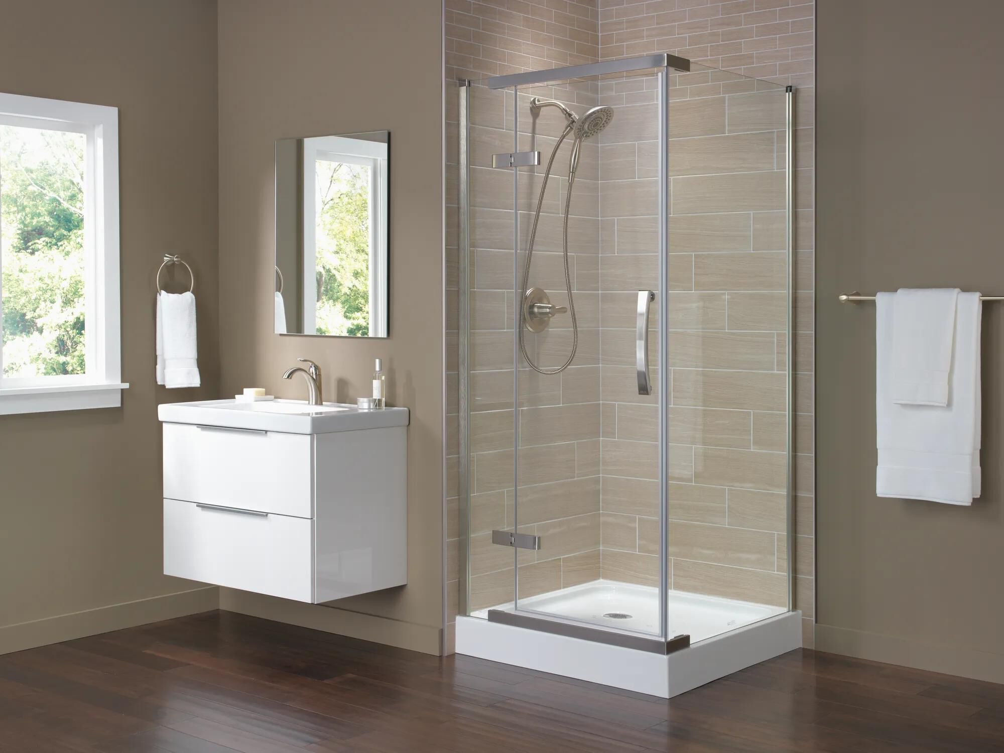 Single Handle Bathroom Faucet (Recertified) in Stainless 538-SSMPU