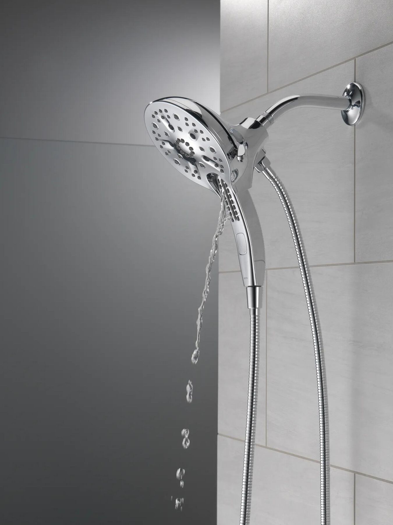 In2ition&reg; H<sub>2</sub>Okinetic&reg; 5-Setting Two-in-One Shower (Recertified)
