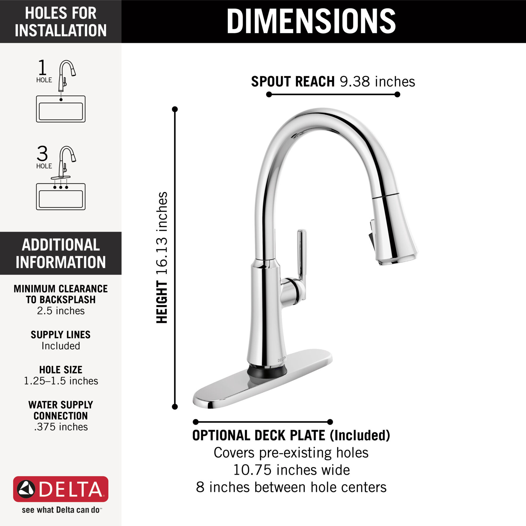 Single Handle Pull-Down Kitchen Faucet with Touch<sub>2</sub>O&reg; Technology