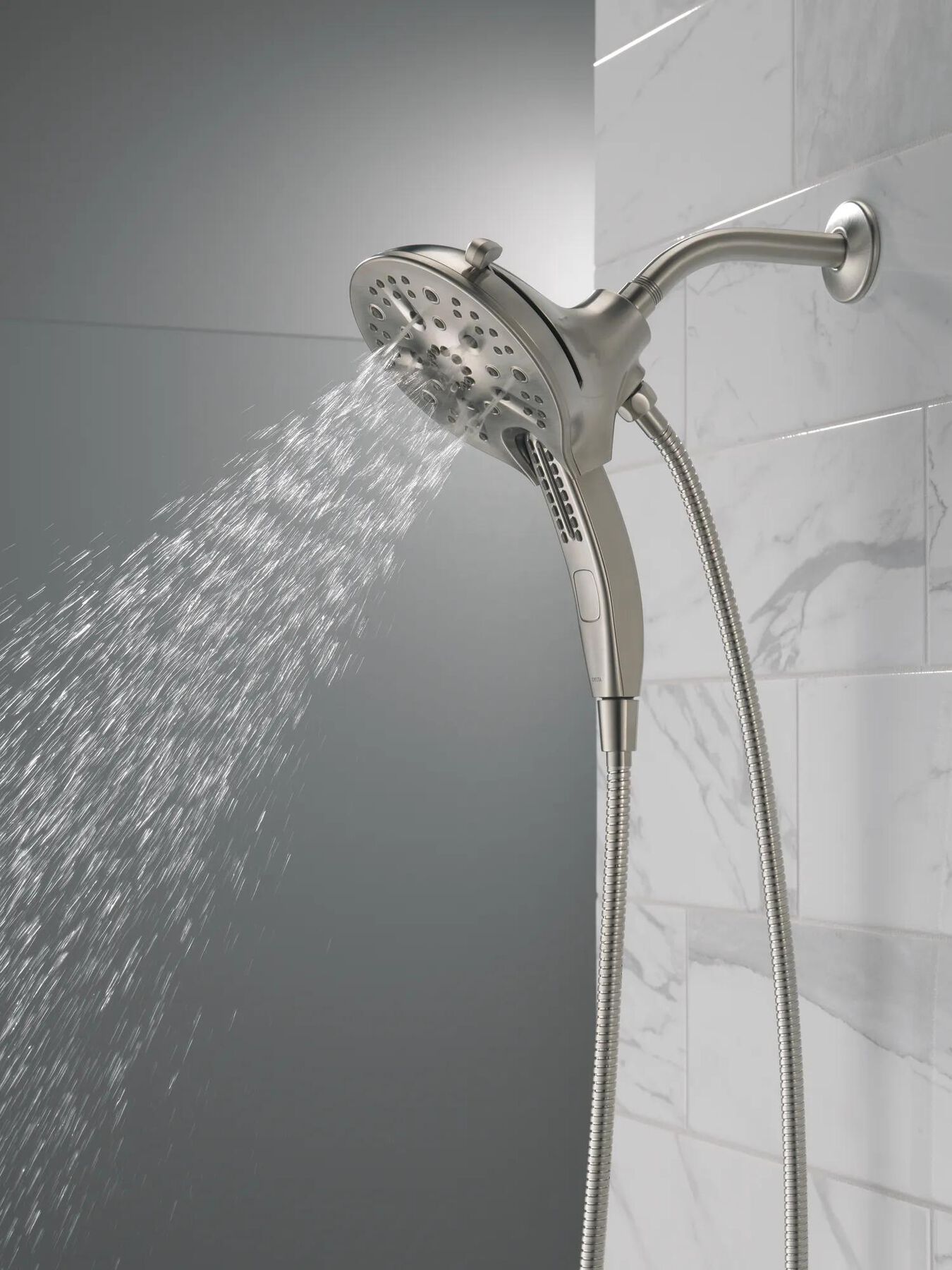 In2ition&reg; H<sub>2</sub>Okinetic&reg; 5-Setting Two-in-One Shower