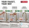 VoiceIQ&reg; Single Handle Pull-Down Faucet with Touch<sub>2</sub>O&reg; Technology
