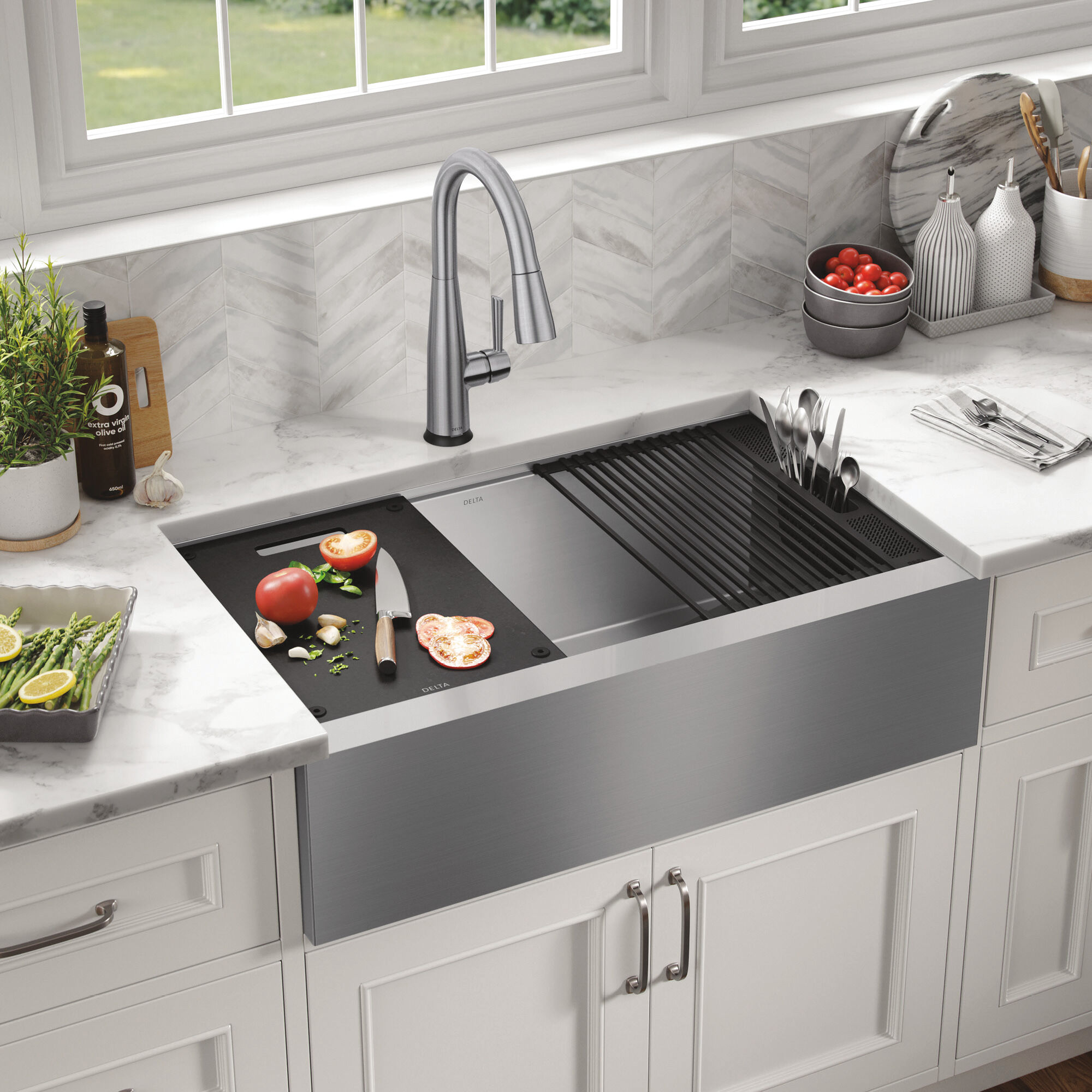 33” Workstation Undermount Single Bowl 16 Gauge Stainless Steel