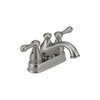 Two Handle Centerset Lavatory Faucet - Metal Pop-Up