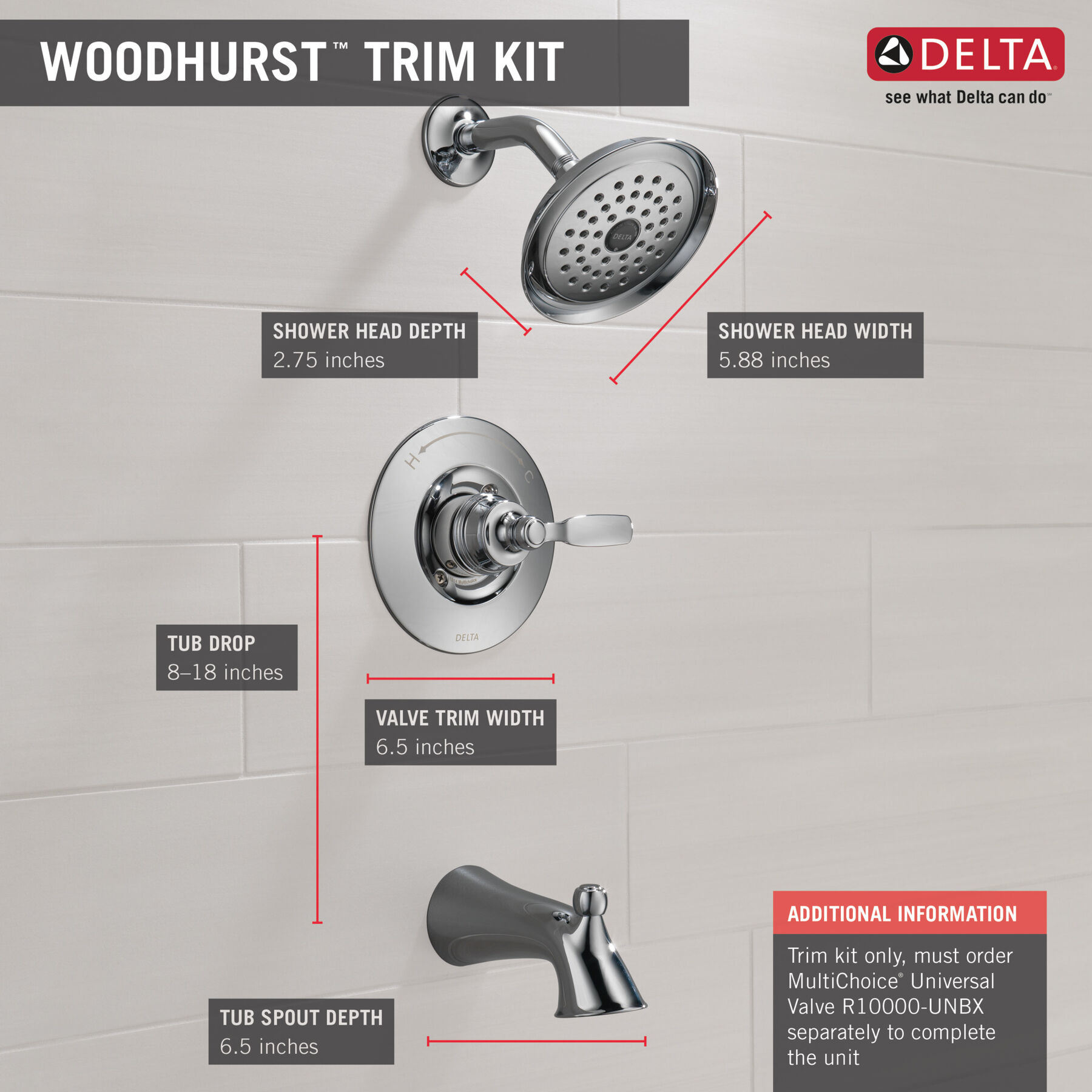 Tub/Shower Trim (Recertified)