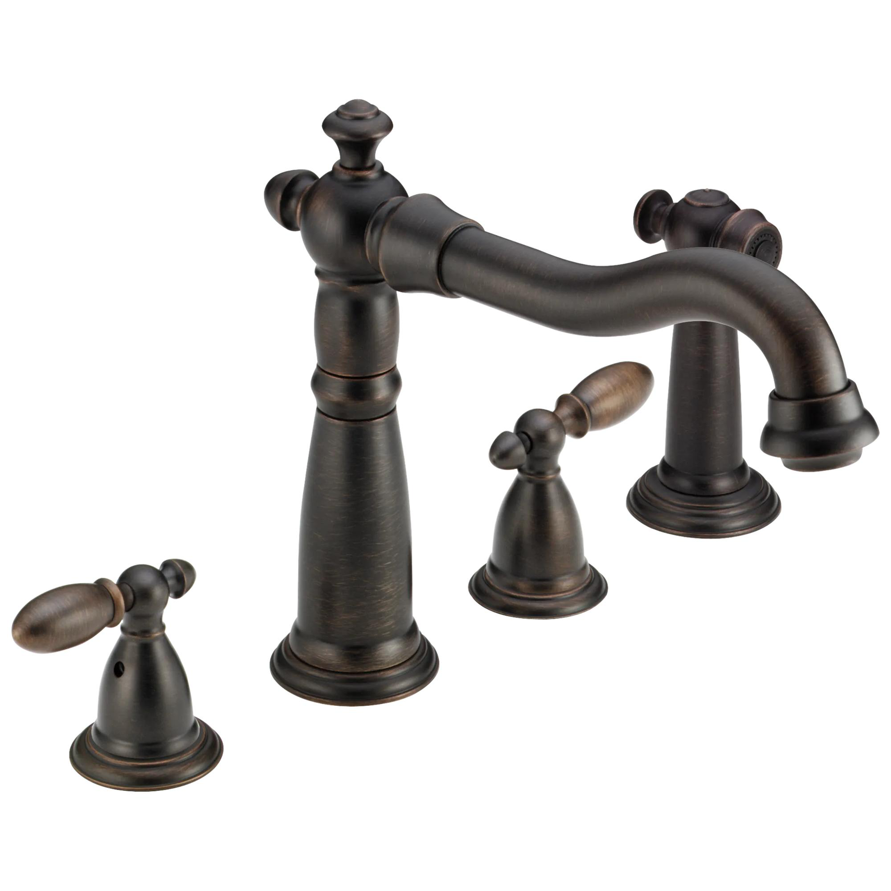 Two Handle Kitchen Faucet with Spray
