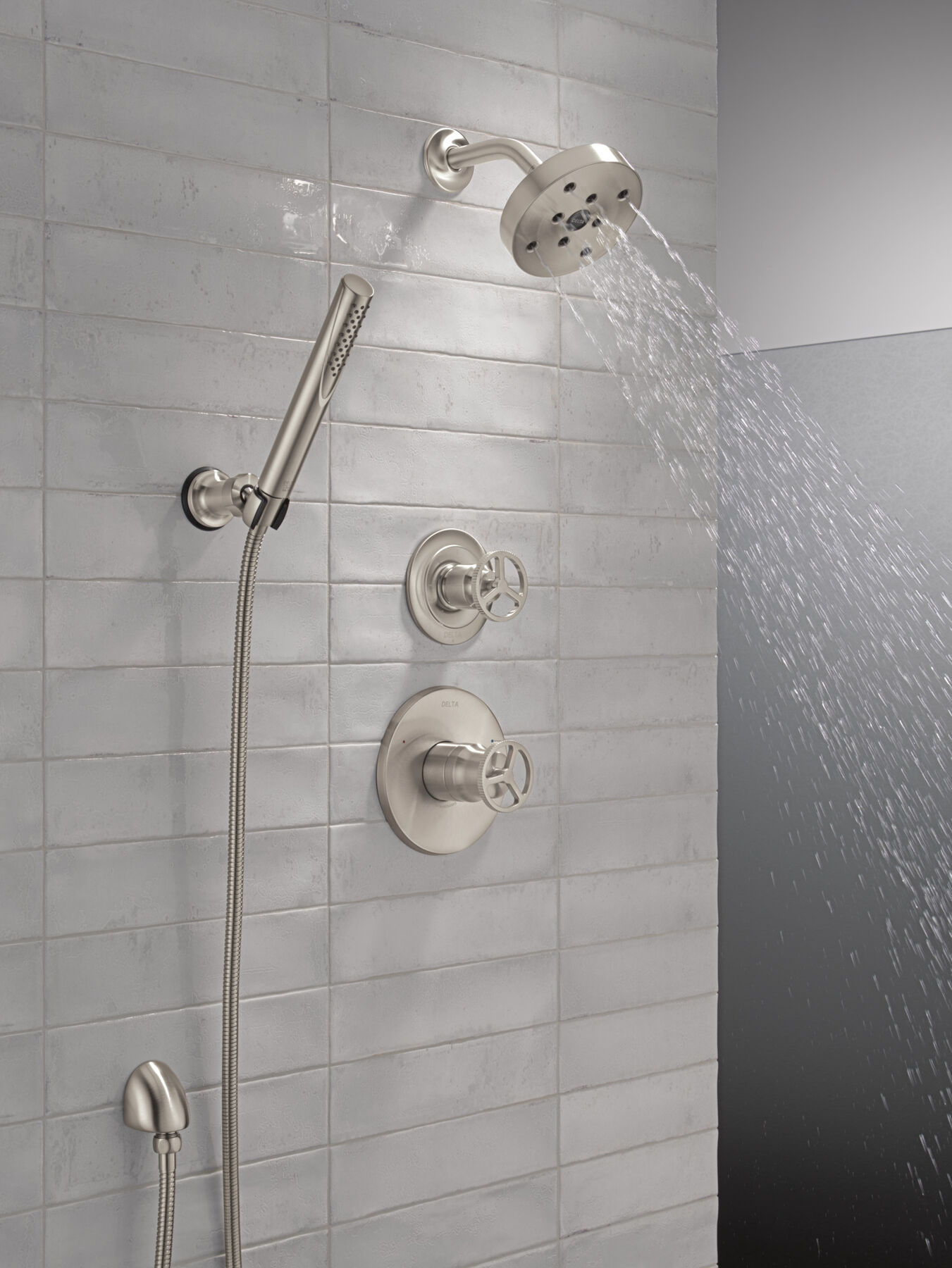 Premium Single-Setting Adjustable Wall Mount Hand Shower