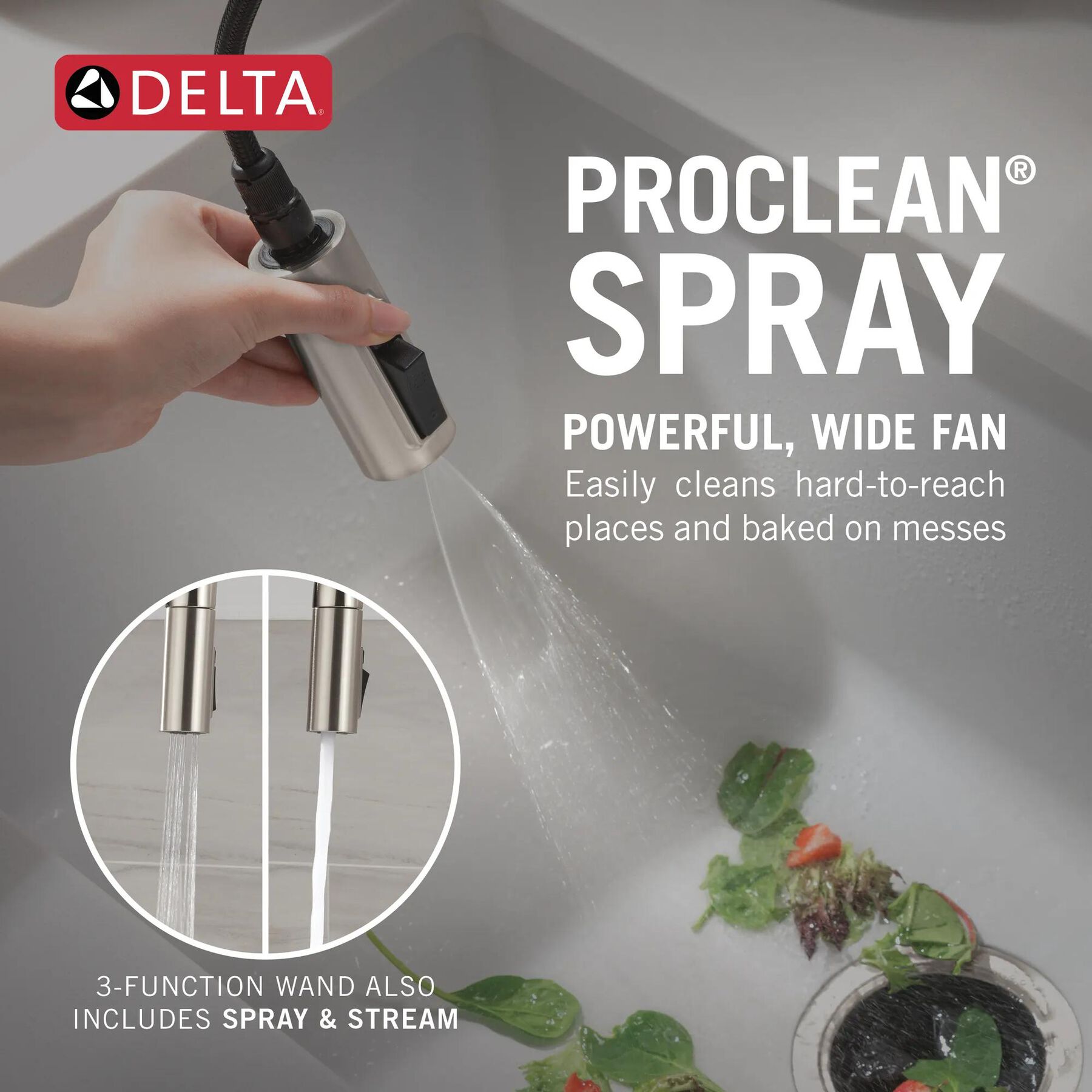 Touch2O&reg; with Touchless Technology Single Handle Pull-Down Kitchen Faucet
