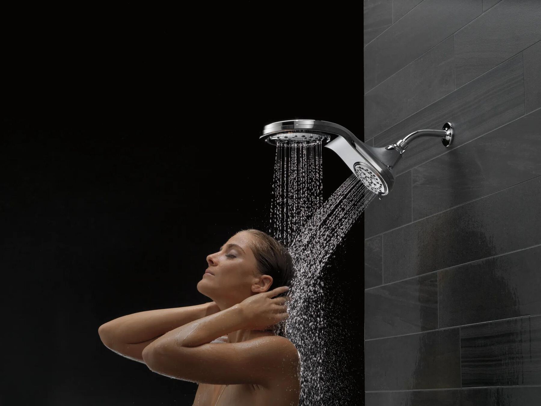 HydroRain 5-Setting Shower Head
