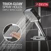 4-Setting Hand Shower with Slide Bar featuring FeatherRain&trade; Spray