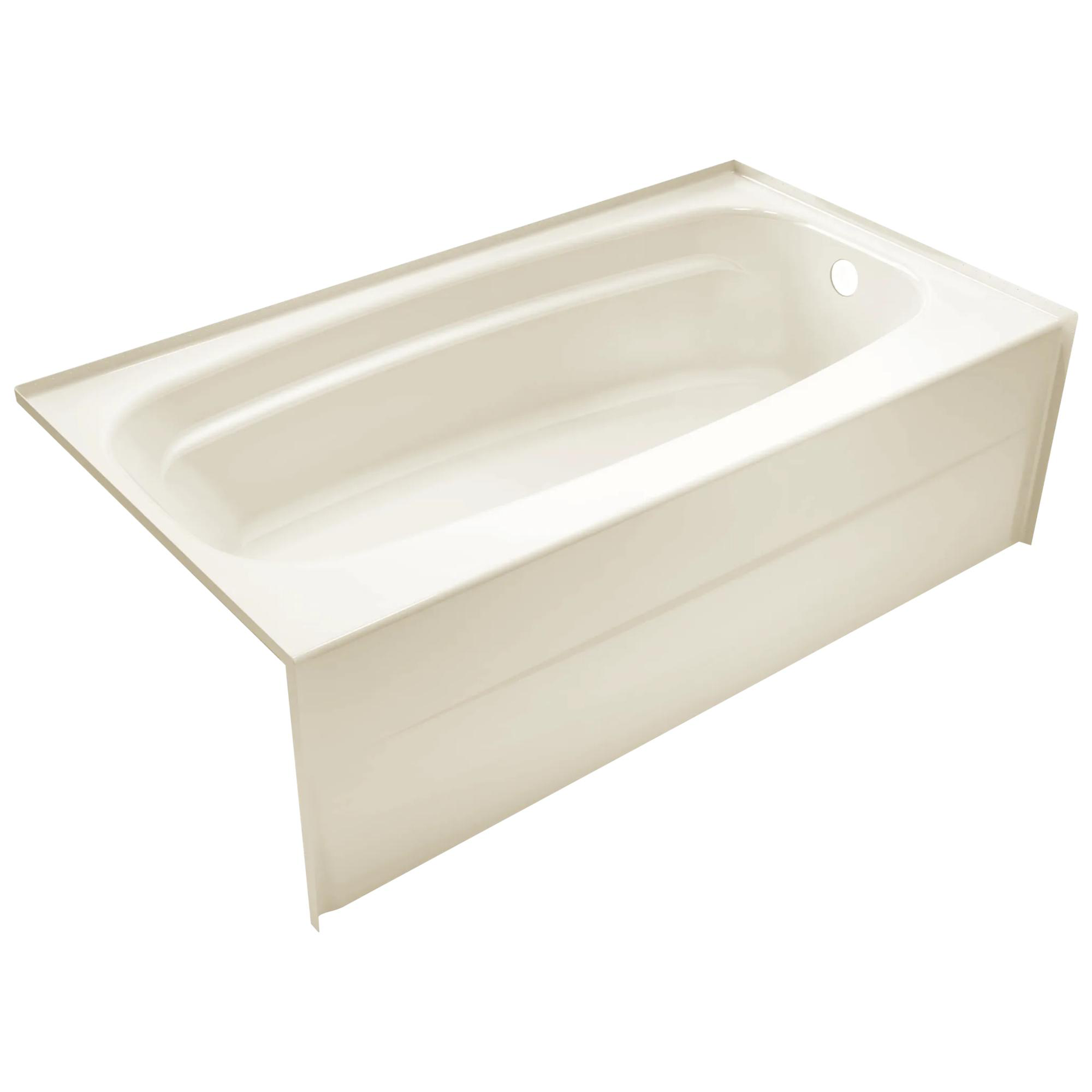 54in. X 30in. One Piece Bathtub-Right Drain
