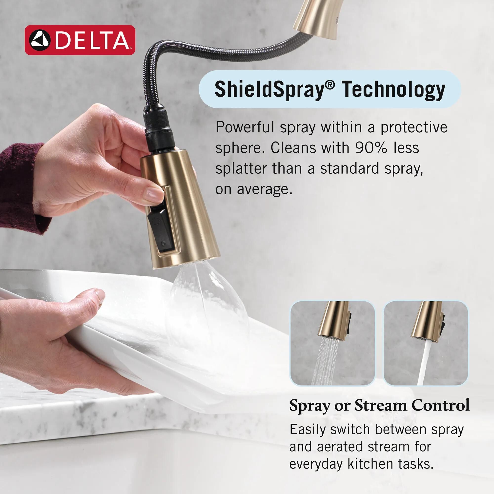 Single Handle Pull-Down Touch2O® Technology Kitchen Faucet with