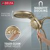 HydroRain&reg; H2Okinetic&reg; 5-Setting Two-in-One Shower Head (Recertified)