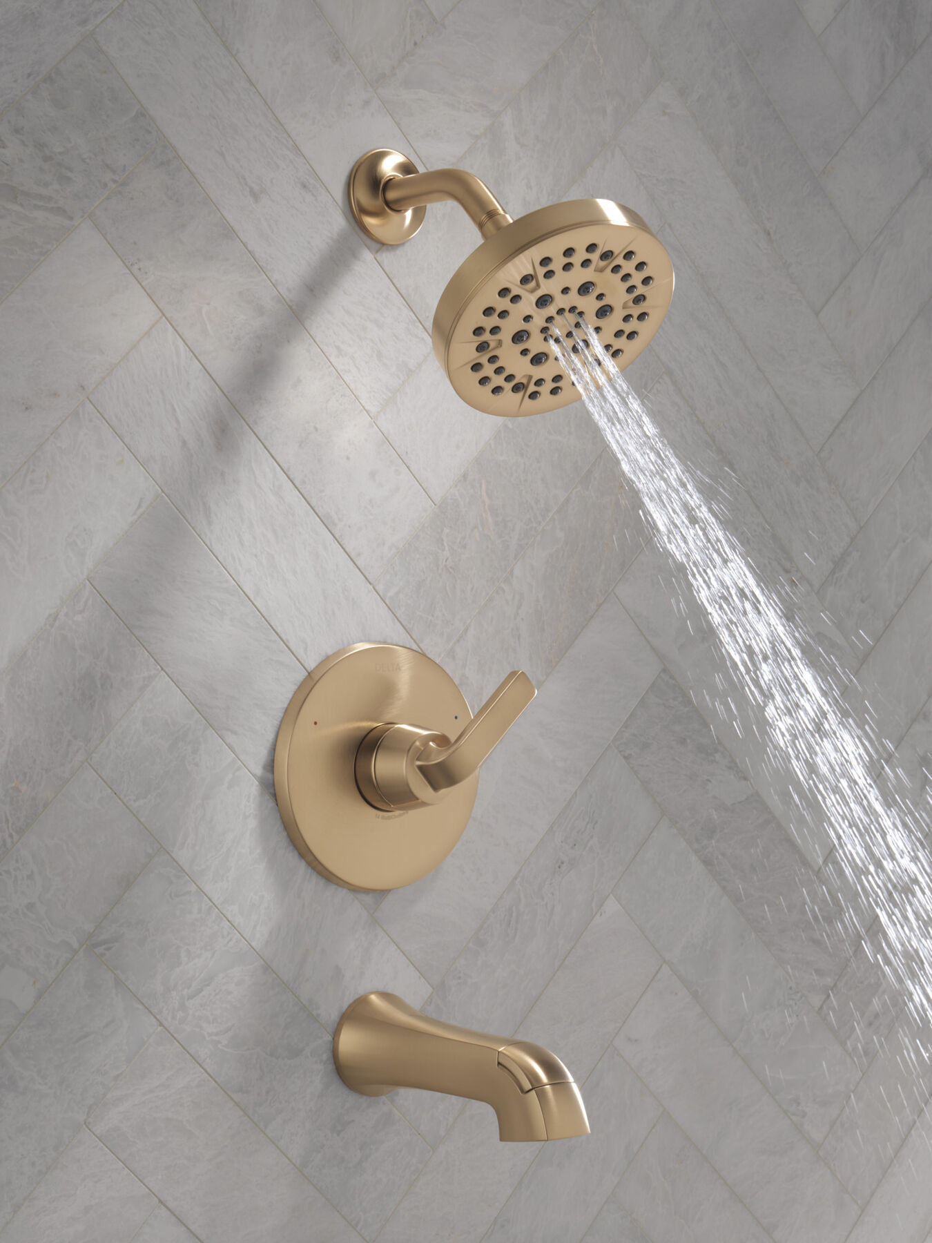 Widespread Lavatory Faucet with 14 Series Tub Shower Trim and Bathroom Accessories Bundle