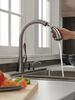 Single Handle Pull-Down Kitchen Faucet with Soap Dispenser and ShieldSpray&reg; Technology