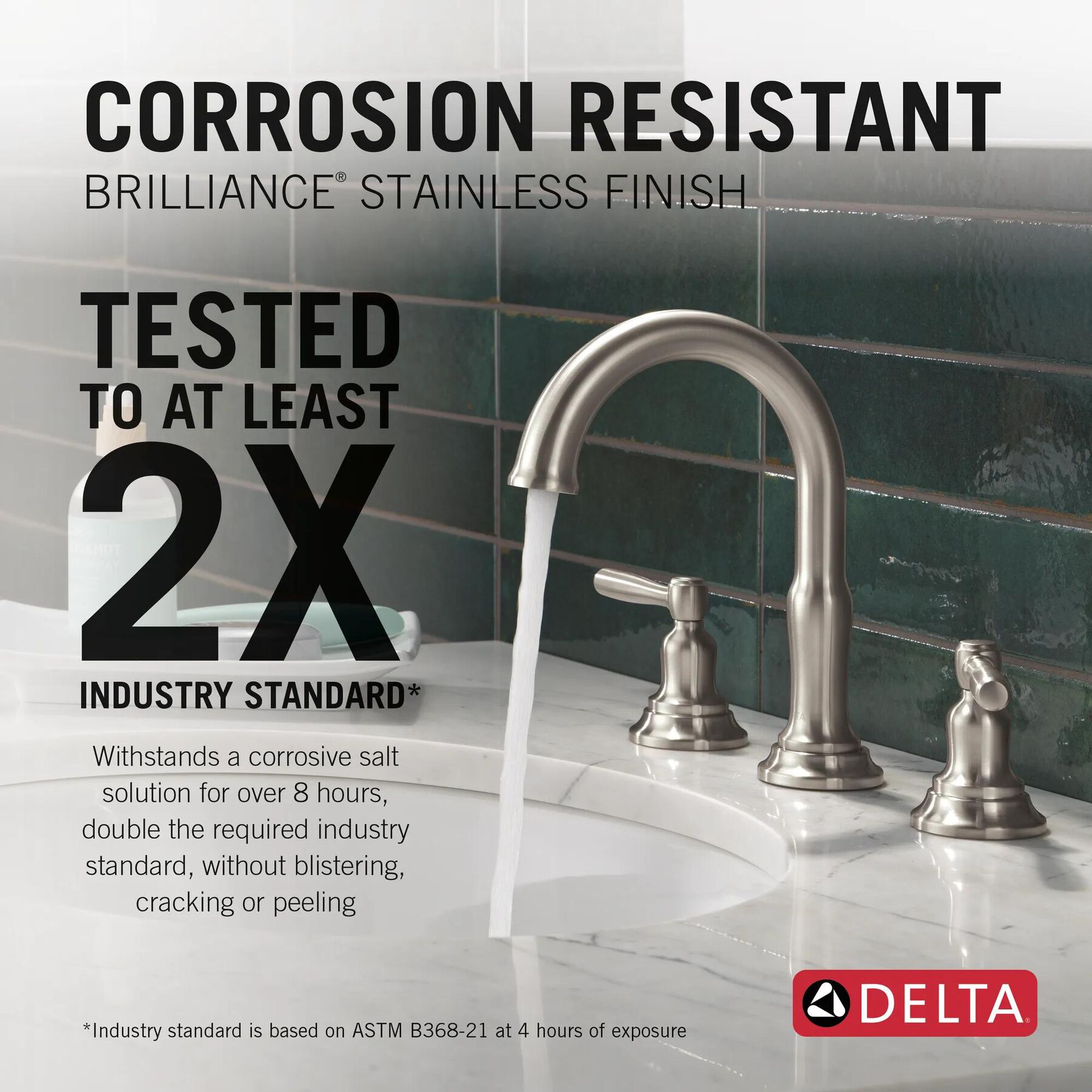 Widespread Lavatory Faucet with 14 Series Shower Trim Bundle