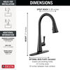 Single Handle Pull-Down Kitchen Faucet with ShieldSpray Technology