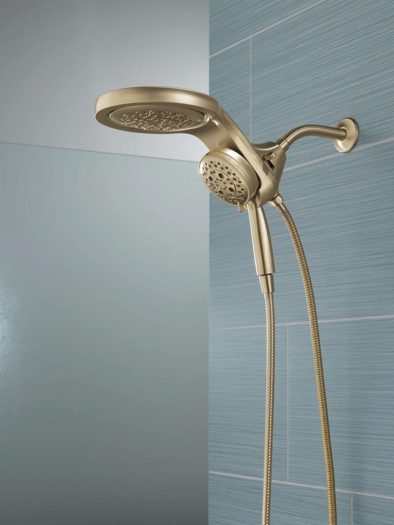 HydroRain&reg; H<sub>2</sub>Okinetic&reg; 5-Setting Two-in-One Shower Head