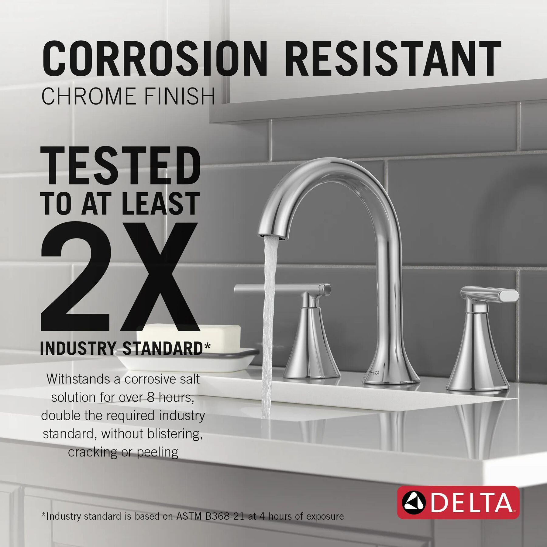 Two Handle Widespread Bathroom Faucet