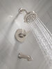 Widespread Lavatory Faucet with 14 Series Tub Shower Trim and Bathroom Accessories Bundle