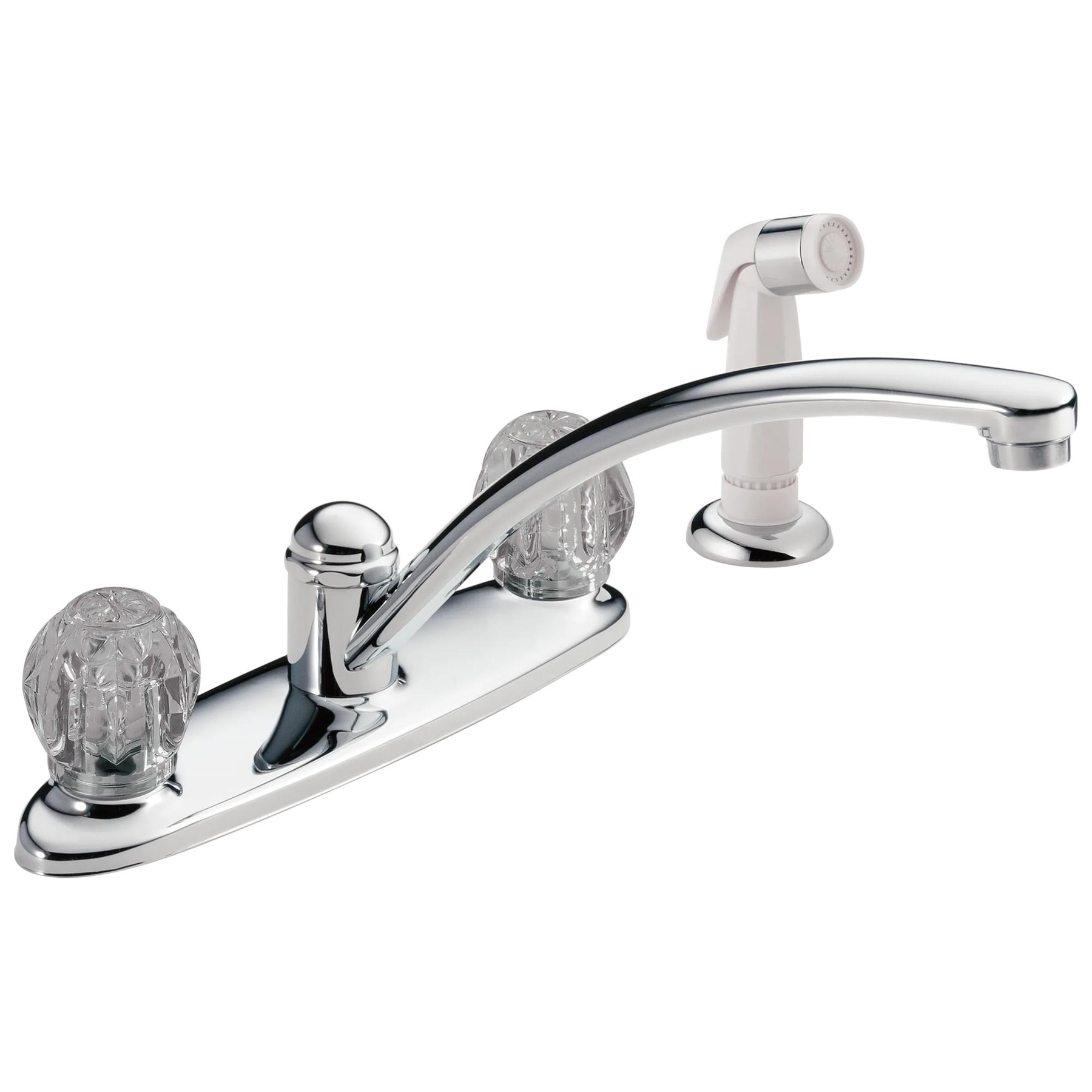 Two Handle Kitchen Faucet with Spray