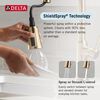 Single Handle Kitchen Pull-Down Faucet w/ Soap Dispenser
