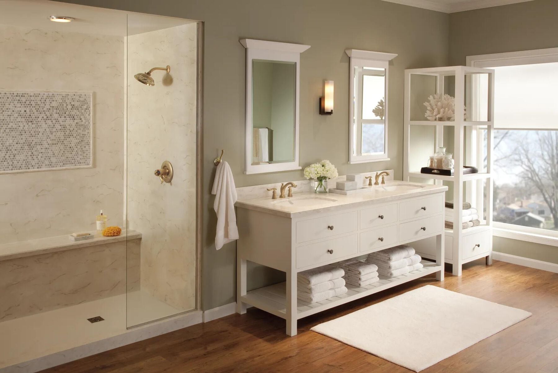 Two Handle Widespread Bathroom Faucet