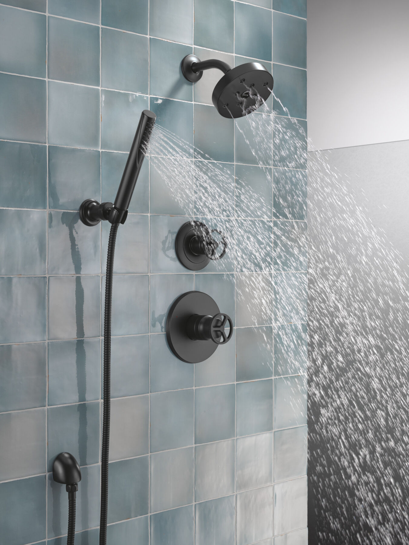 Premium Single-Setting Adjustable Wall Mount Hand Shower