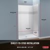 48'' x 74" x 34'' Shower Wall Set