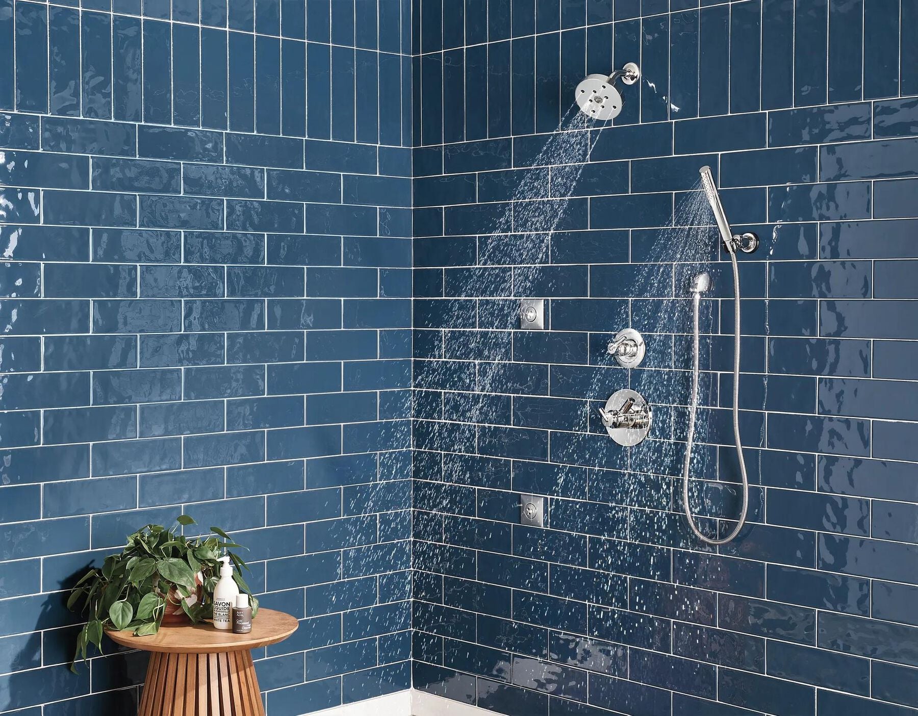 Premium Single-Setting Adjustable Wall Mount Hand Shower