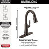 Single Handle Pull-Down Bar/Prep Faucet with Touch<sub>2</sub>O&reg; Technology