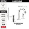 Two Handle Widespread Bathroom Faucet