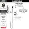 Monitor&reg; 14 Series Shower with Raincan, Hand Shower & Rough Valve