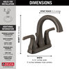 Two Handle Centerset Bathroom Faucet
